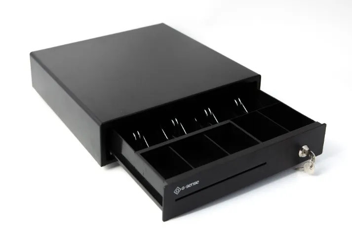 картинка Денежный ящик механический G-Sense 335S push (4B5C), черный (артикул: CD-335S-P) от магазина ККМ.ЦЕНТР